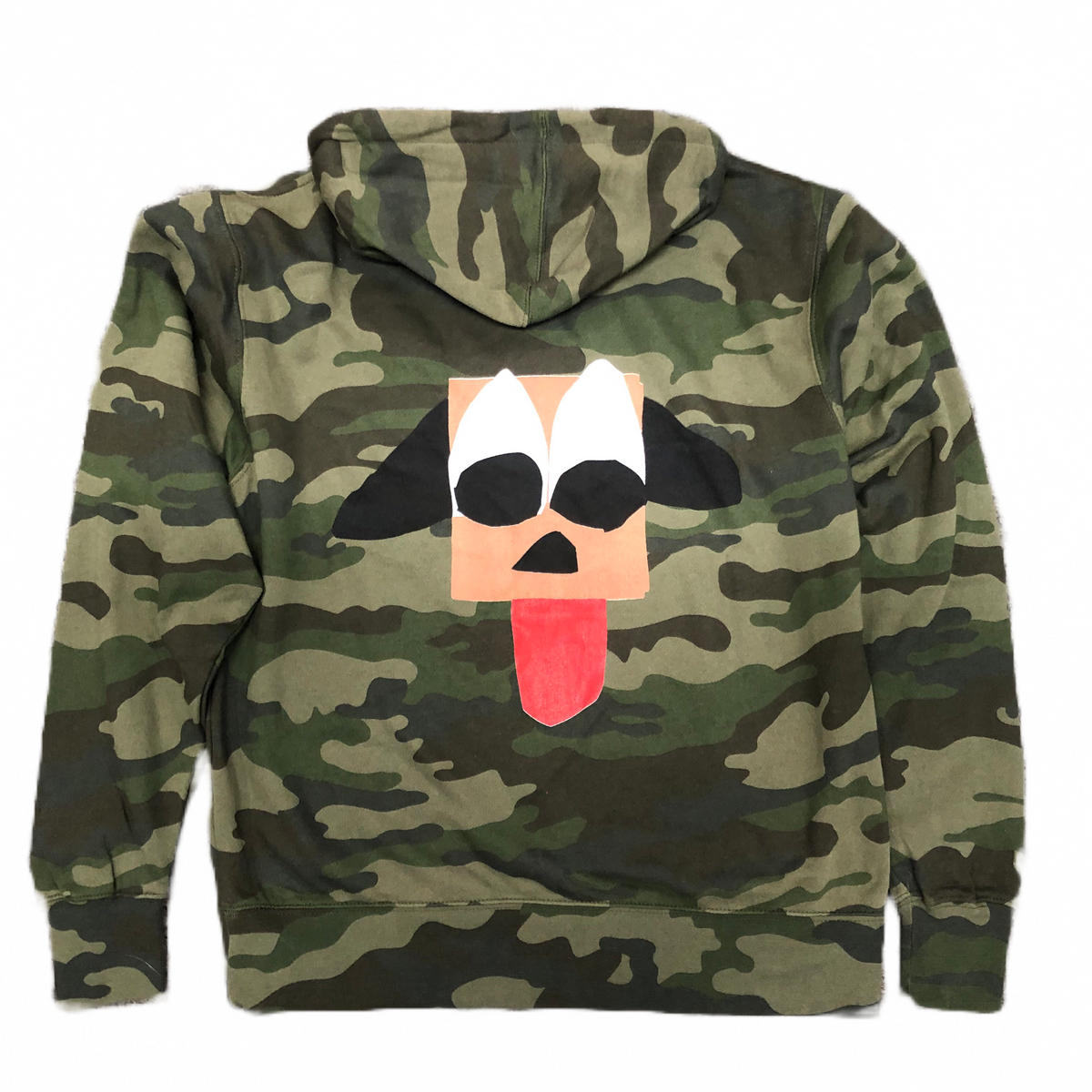 国内で当店のみ DND4DES - Camouflage Graffiti Zip-Up Jacket DND4DES Camouflage Graffiti Zip-Up Jacket