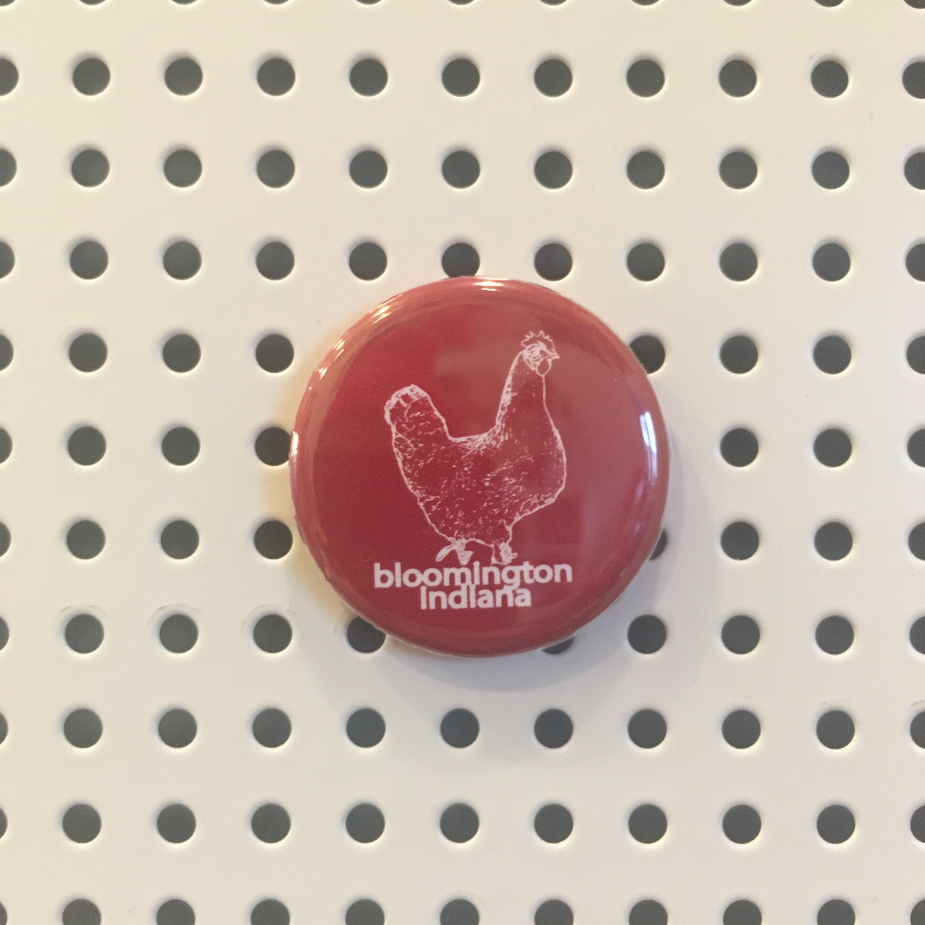 Bloomington Chicken button - badkneesTs | badkneesTs