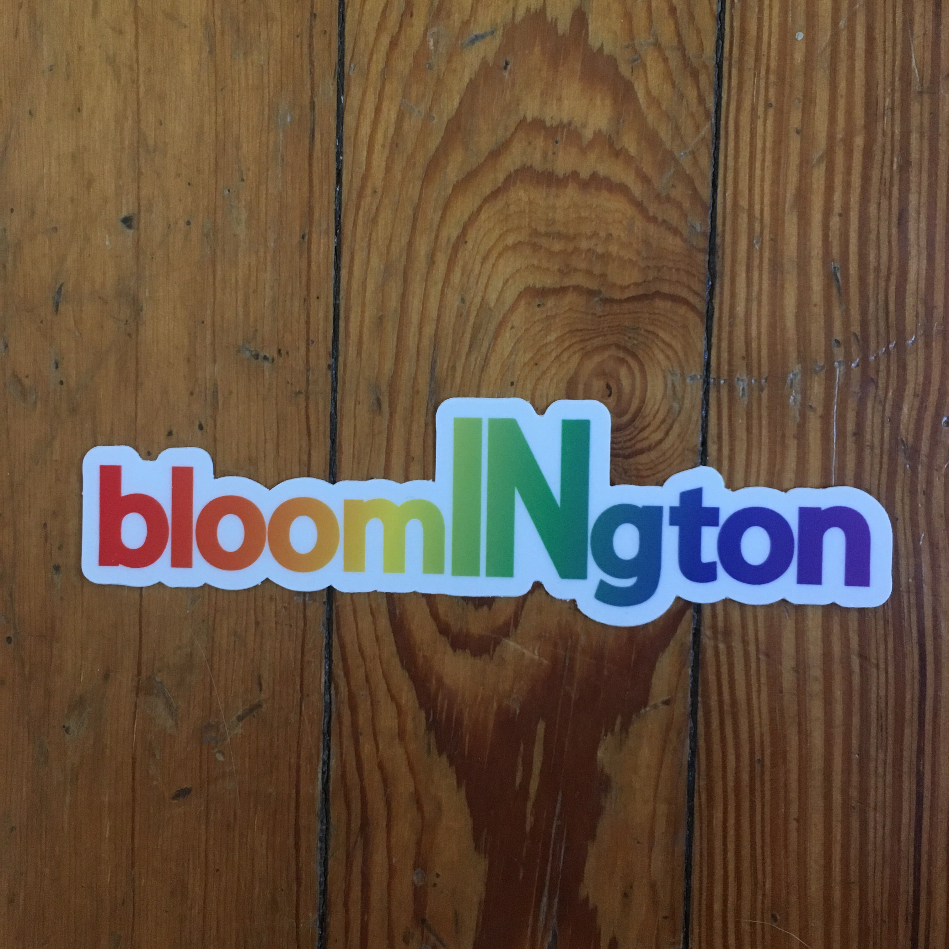 Bloomington Indiana Pride sticker | badkneesTs