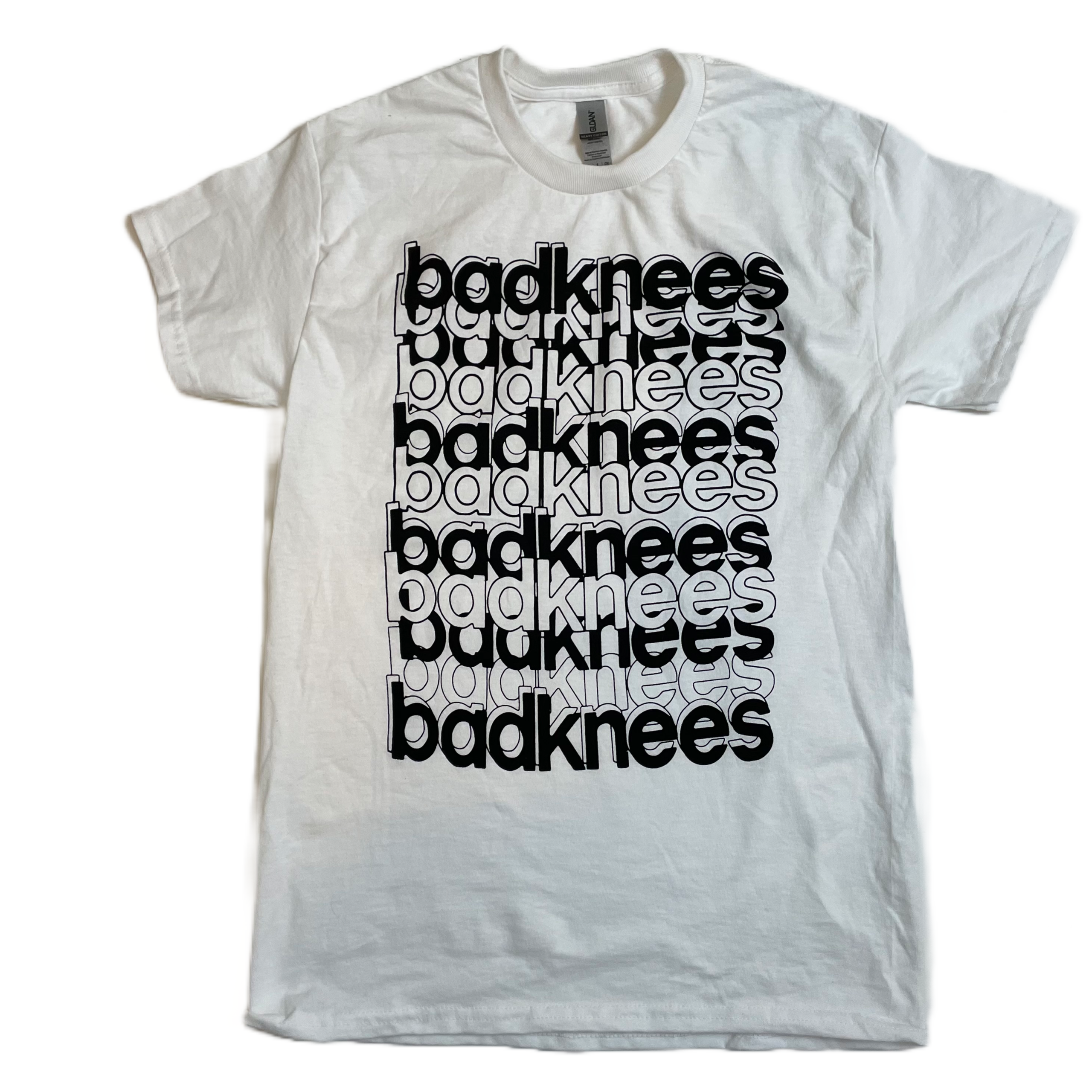 badknees LINES T-shirt - Black + White