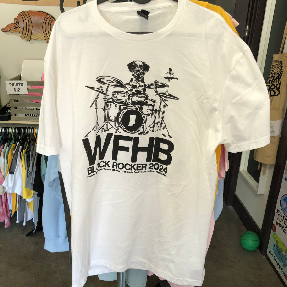 BPR- Large White T-shirt - WFHB 2024 Two-Side – badknees