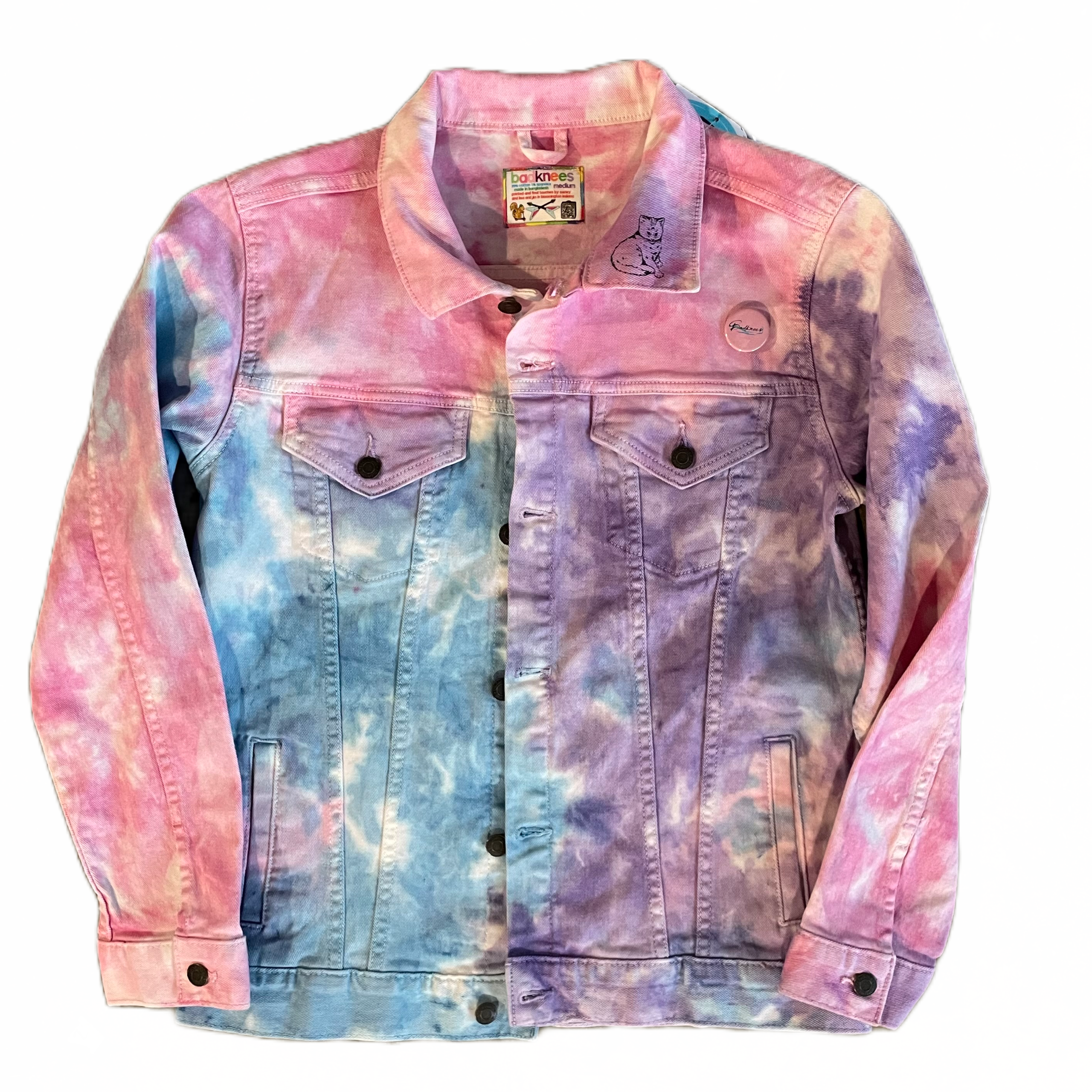 Pink tie discount dye jacket