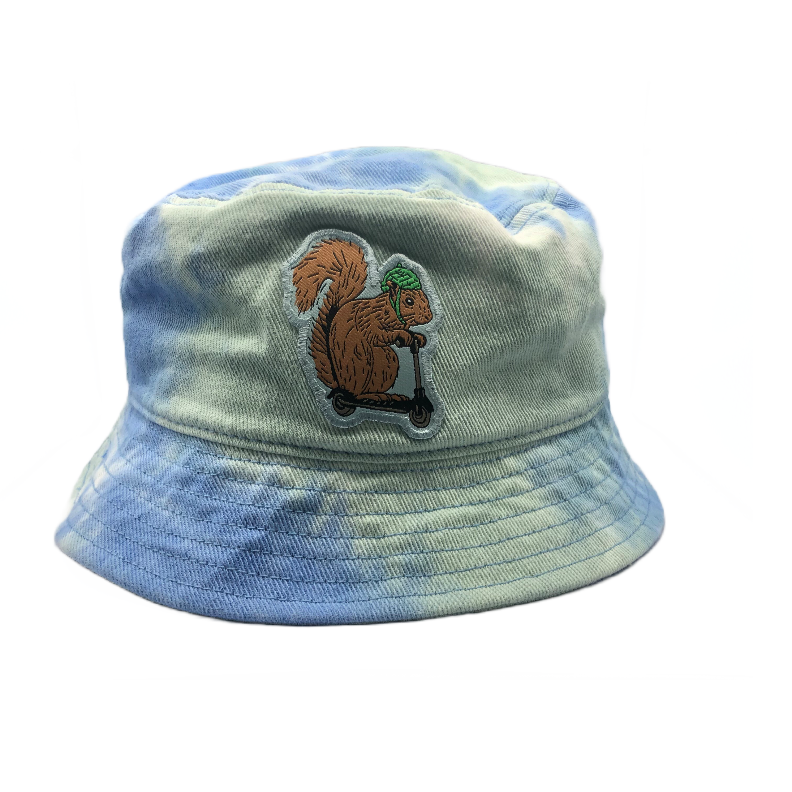Cotton Bucket Hat | Black Tie-Dye Cotton Bucket Hat | Black Tie-Dye