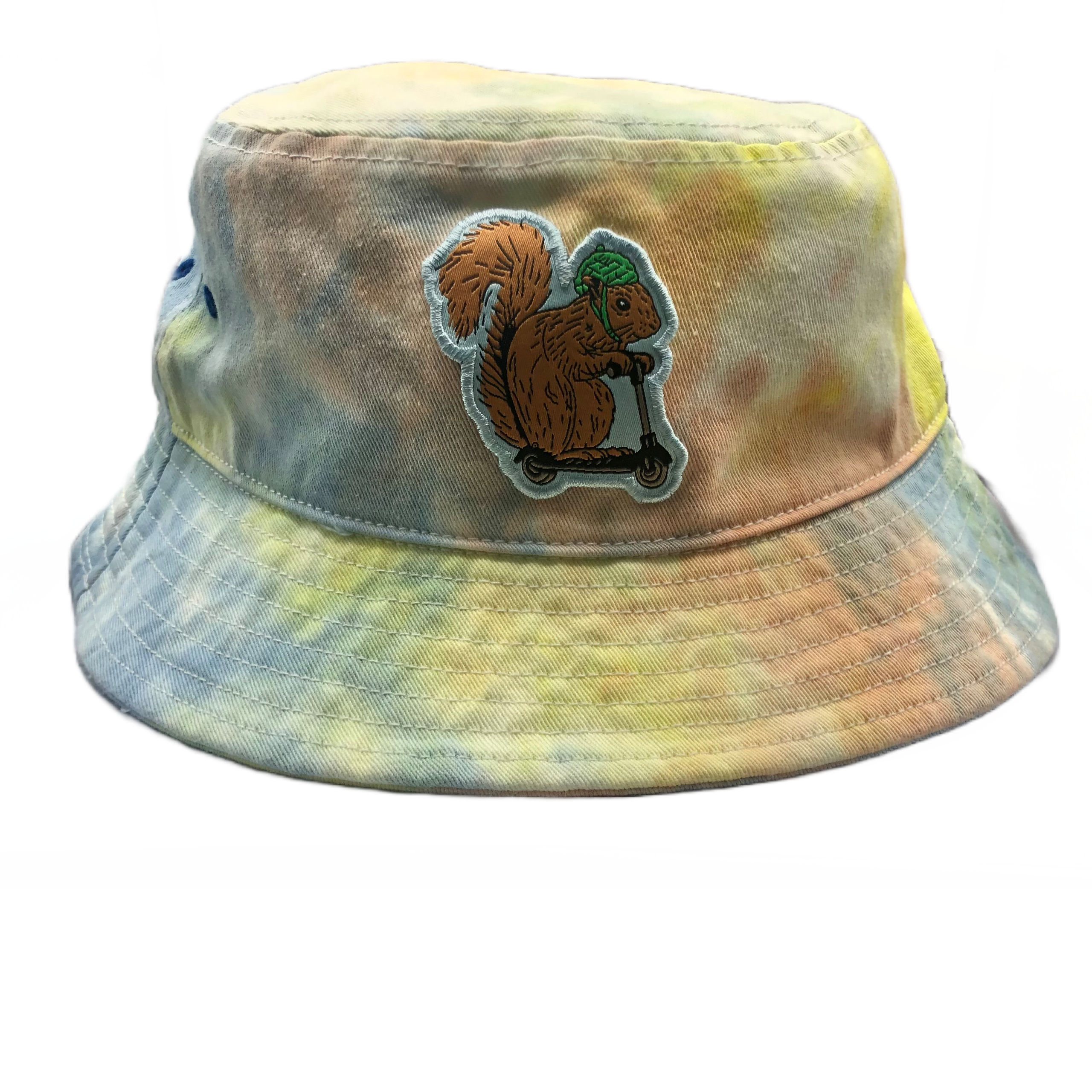 Cotton Bucket Hat | Black Tie-Dye Cotton Bucket Hat | Black Tie-Dye