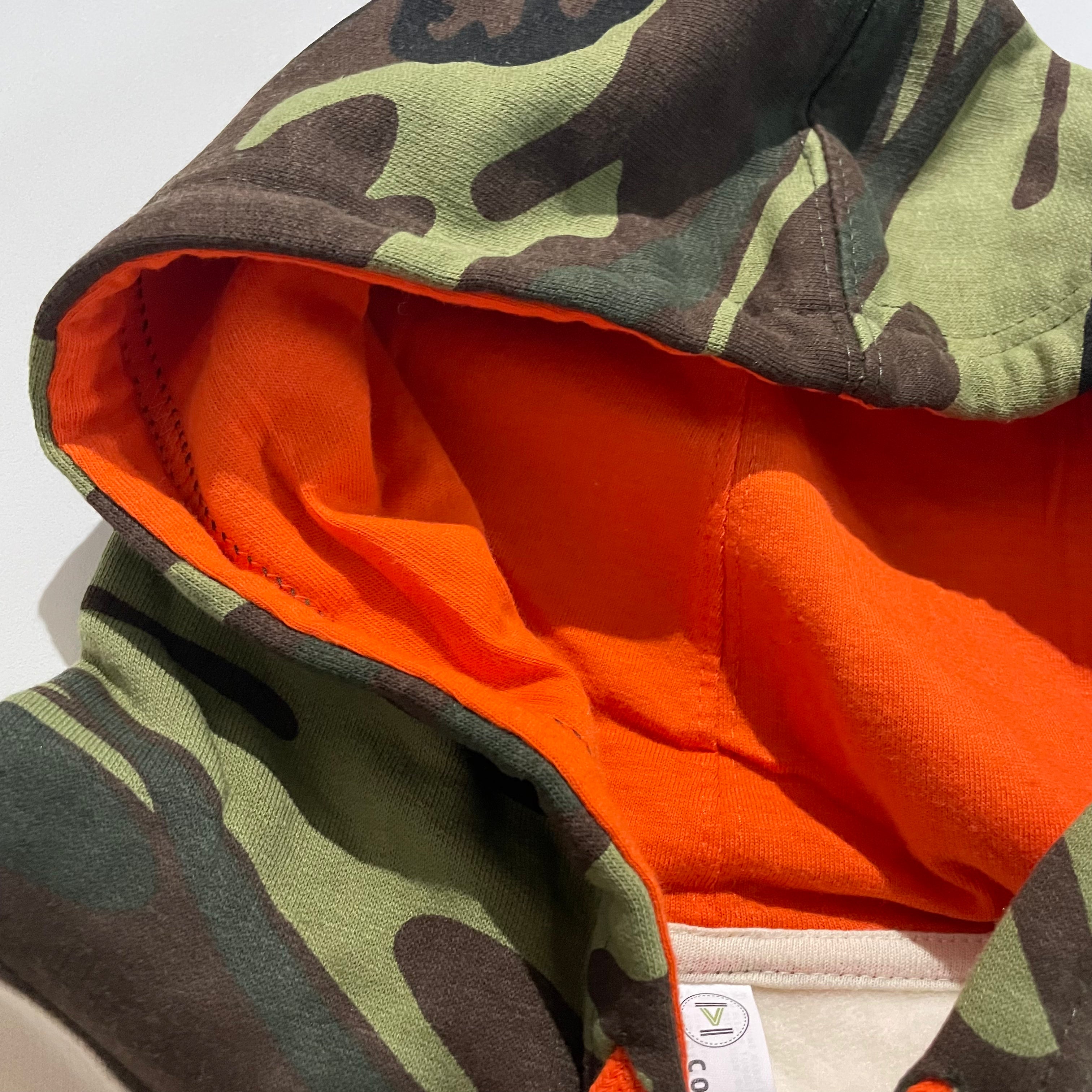 Camo orange hoodie shop