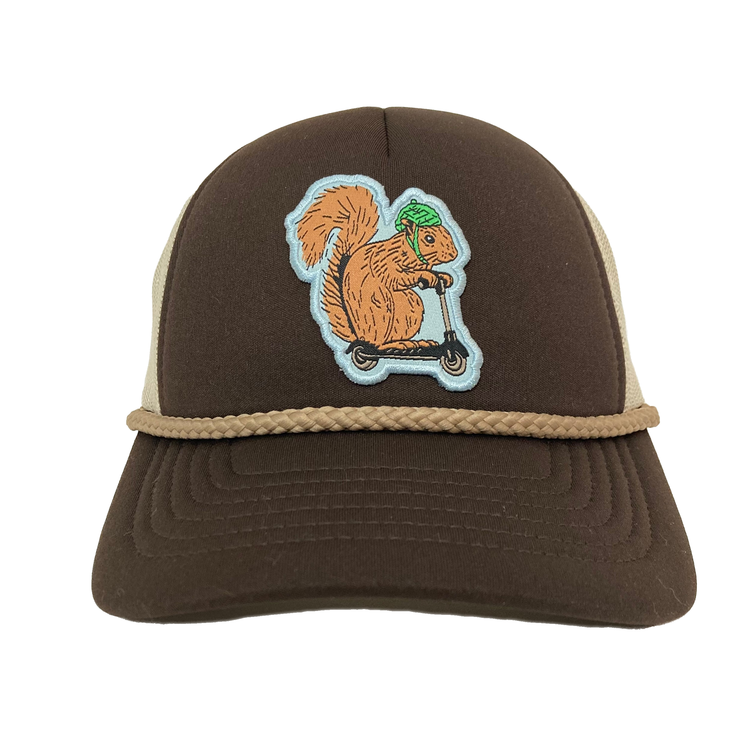 Squirrel on a Bird Foam Trucker – badknees