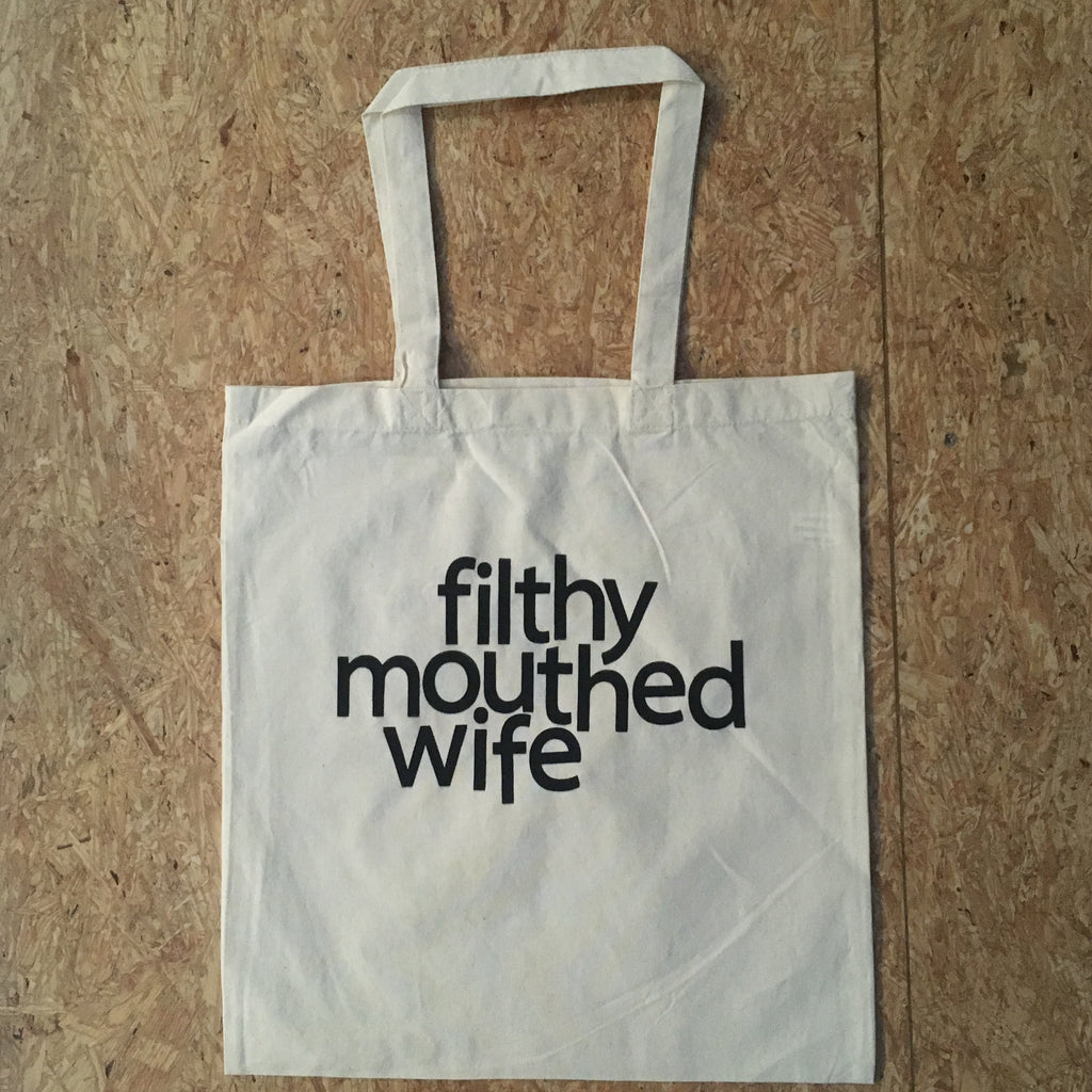 Filthy Mouthed Wife tote bag | badkneesTs