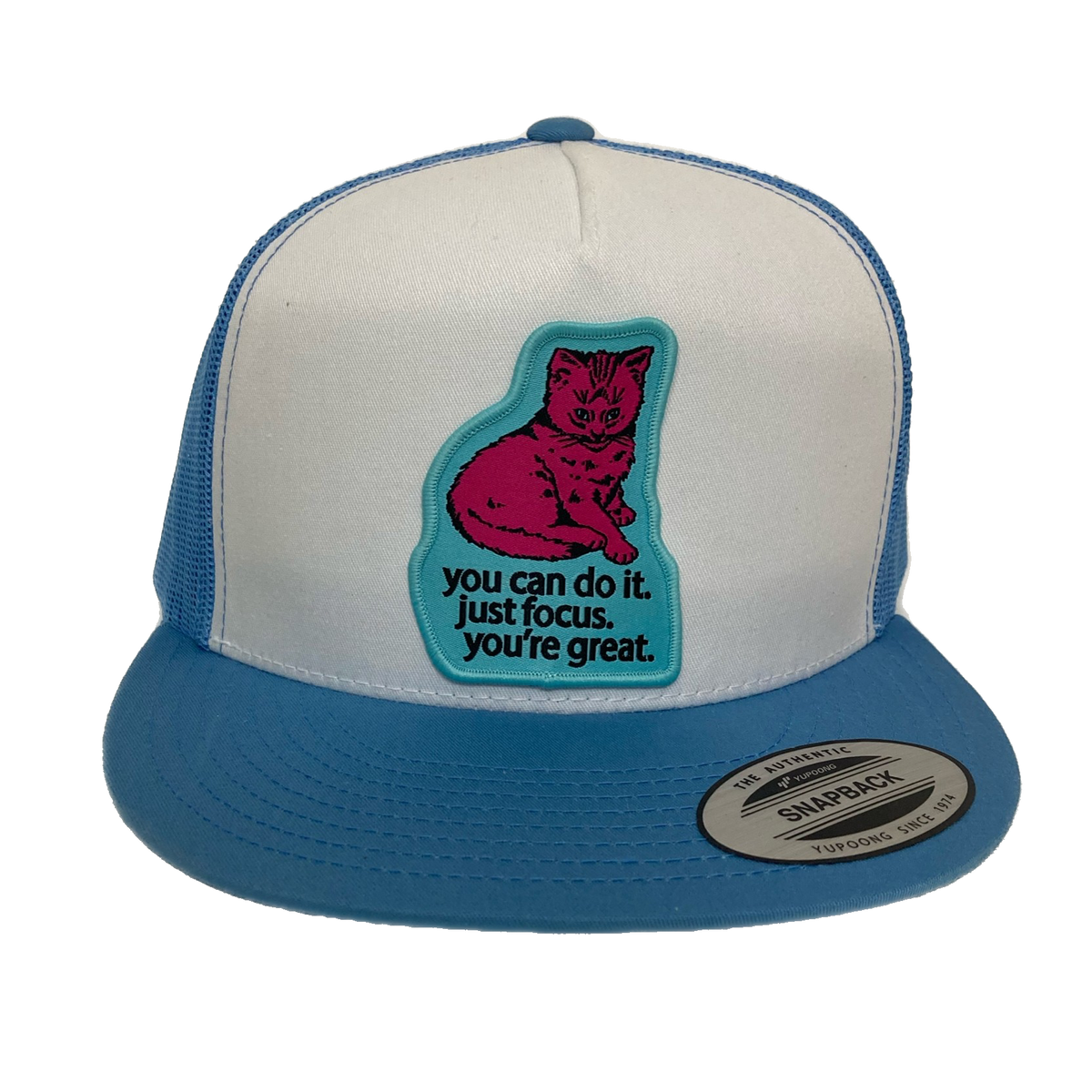 Focus Cat Cap - Blue Trucker – badknees