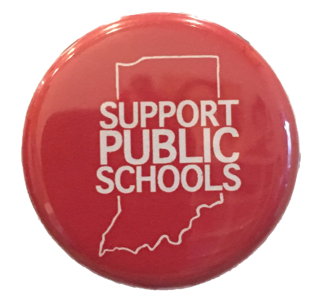 Support Public Schools Button Indiana
