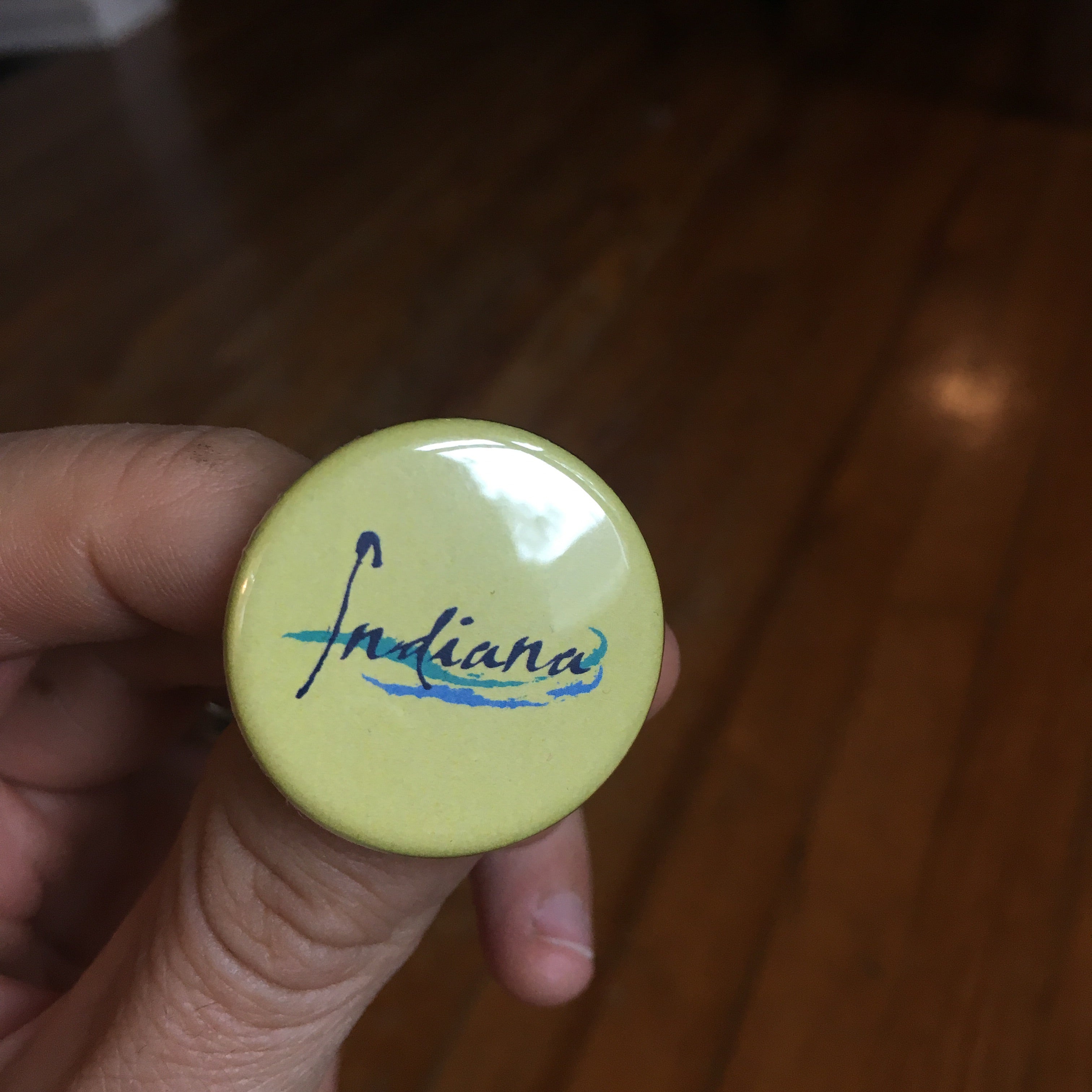 LaCroix Indiana button + magnet | badkneesTs