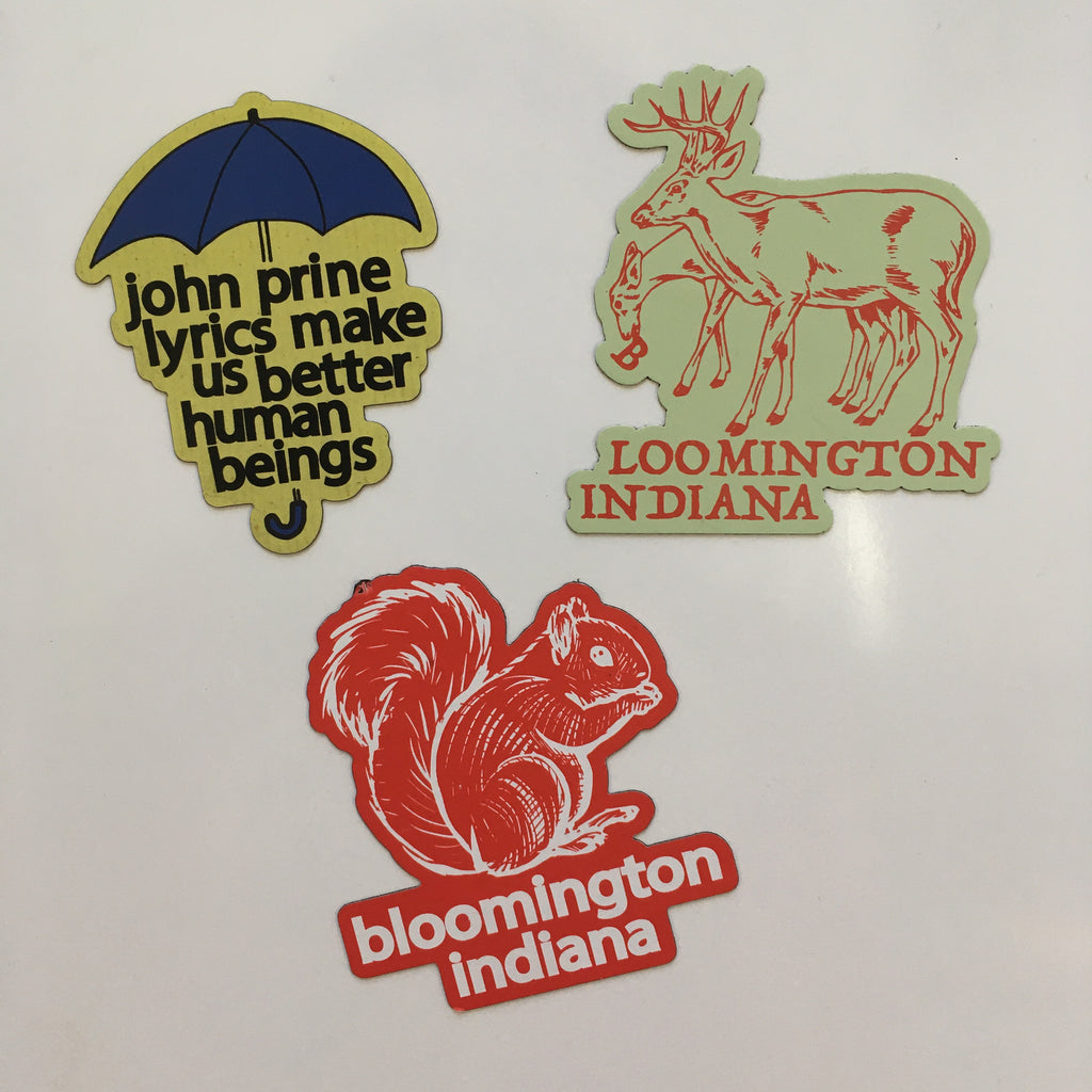 Bloomington Indiana Deer Magnet | badkneesTs