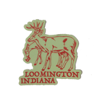 bloomington indiana deer sticker